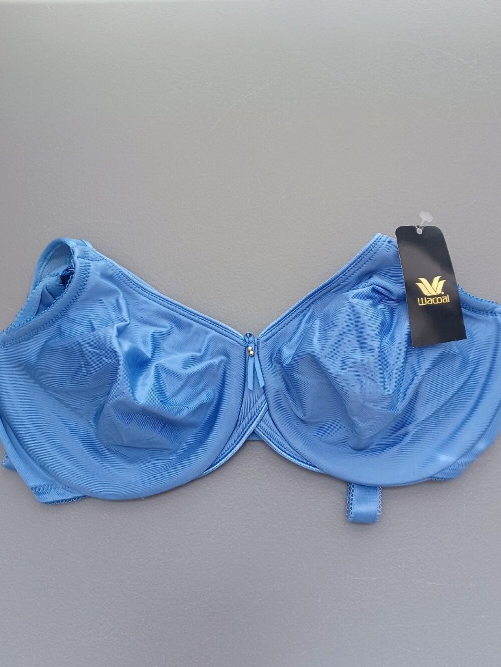 Wacoal Basic Beauty Seamless Underwire Bra Blue 34D NWT